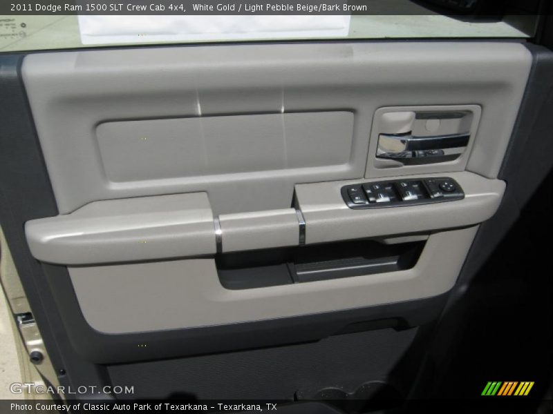White Gold / Light Pebble Beige/Bark Brown 2011 Dodge Ram 1500 SLT Crew Cab 4x4