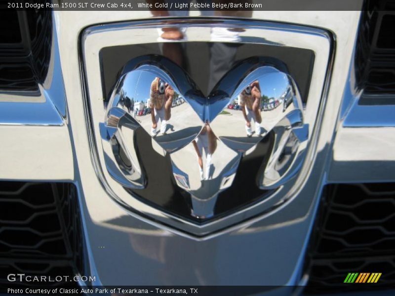White Gold / Light Pebble Beige/Bark Brown 2011 Dodge Ram 1500 SLT Crew Cab 4x4