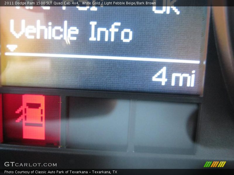 White Gold / Light Pebble Beige/Bark Brown 2011 Dodge Ram 1500 SLT Quad Cab 4x4