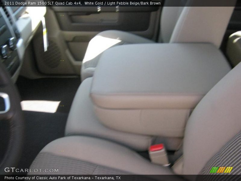White Gold / Light Pebble Beige/Bark Brown 2011 Dodge Ram 1500 SLT Quad Cab 4x4