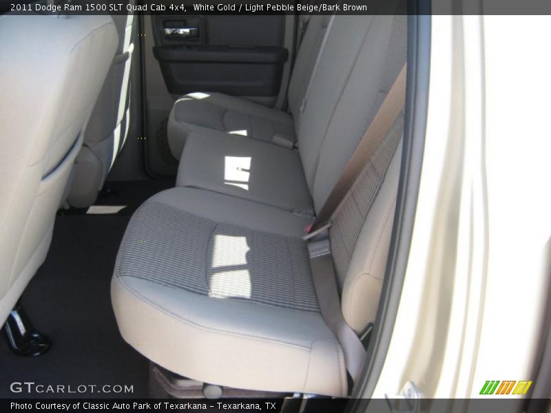 White Gold / Light Pebble Beige/Bark Brown 2011 Dodge Ram 1500 SLT Quad Cab 4x4