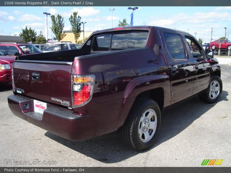 Dark Cherry Pearl / Gray 2008 Honda Ridgeline RT