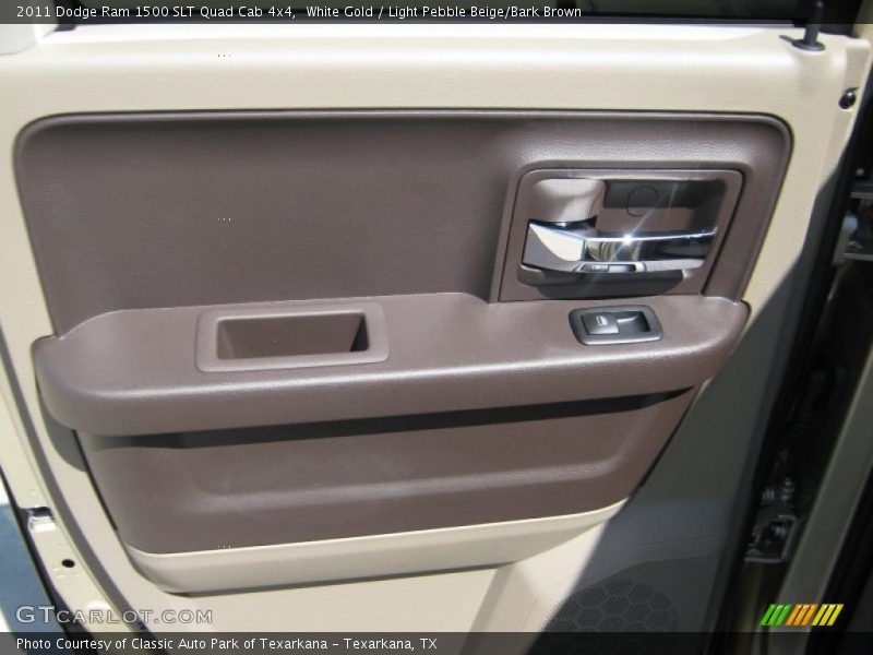 White Gold / Light Pebble Beige/Bark Brown 2011 Dodge Ram 1500 SLT Quad Cab 4x4