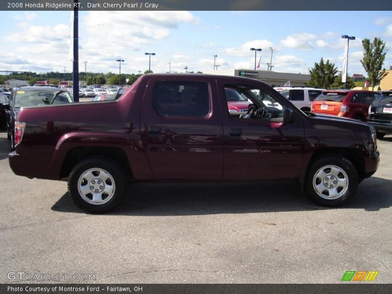 Dark Cherry Pearl / Gray 2008 Honda Ridgeline RT