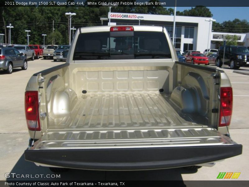 White Gold / Light Pebble Beige/Bark Brown 2011 Dodge Ram 1500 SLT Quad Cab 4x4