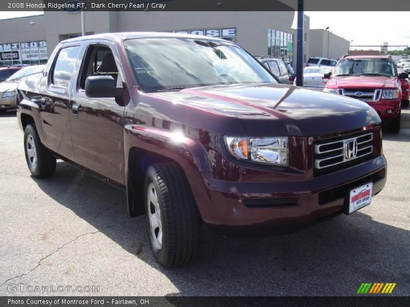 Dark Cherry Pearl / Gray 2008 Honda Ridgeline RT