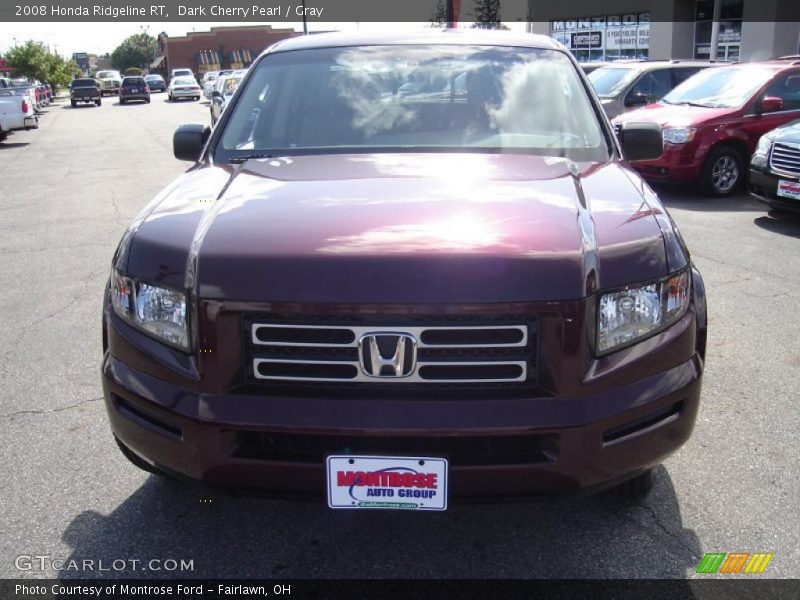 Dark Cherry Pearl / Gray 2008 Honda Ridgeline RT