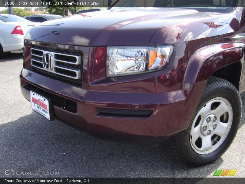 Dark Cherry Pearl / Gray 2008 Honda Ridgeline RT