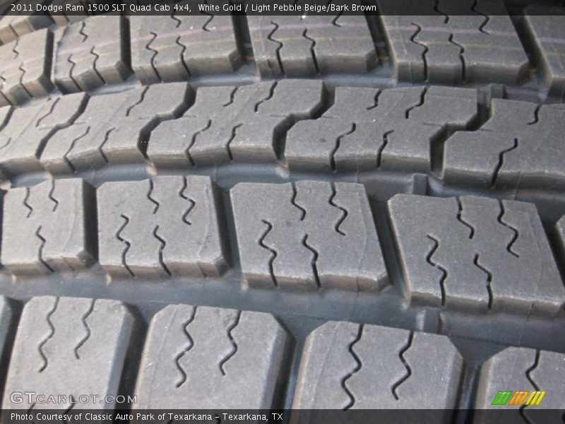 White Gold / Light Pebble Beige/Bark Brown 2011 Dodge Ram 1500 SLT Quad Cab 4x4