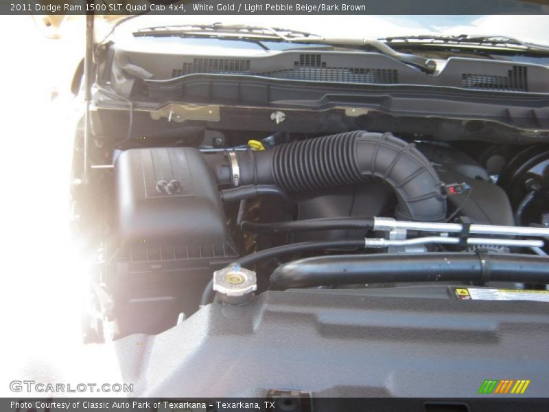White Gold / Light Pebble Beige/Bark Brown 2011 Dodge Ram 1500 SLT Quad Cab 4x4