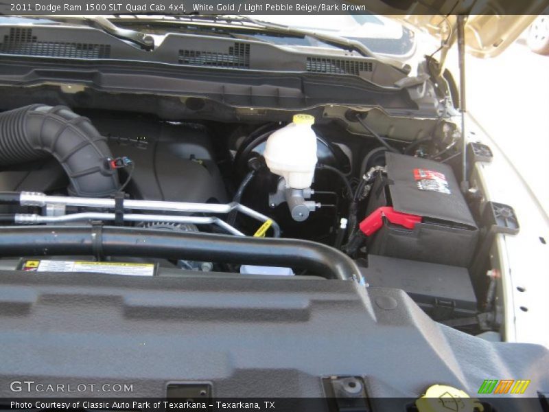 White Gold / Light Pebble Beige/Bark Brown 2011 Dodge Ram 1500 SLT Quad Cab 4x4