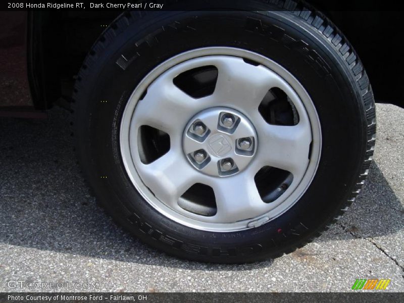 Dark Cherry Pearl / Gray 2008 Honda Ridgeline RT