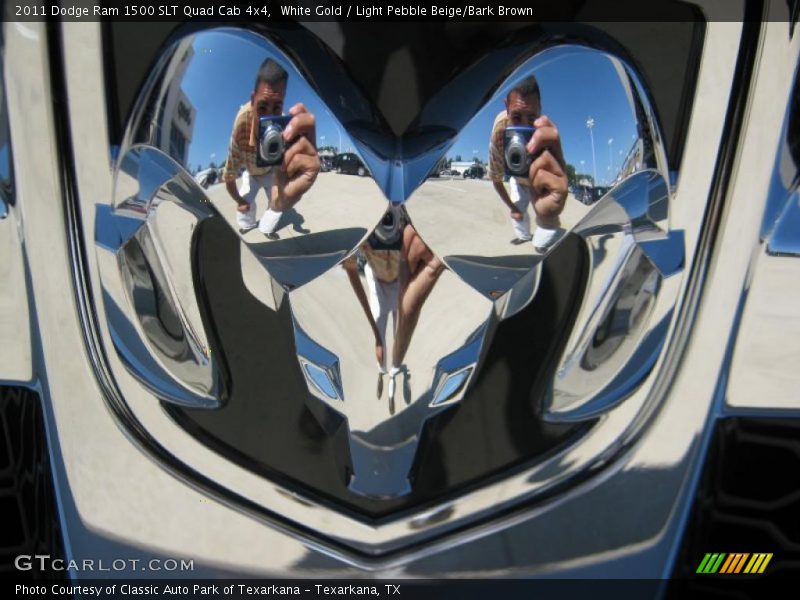 White Gold / Light Pebble Beige/Bark Brown 2011 Dodge Ram 1500 SLT Quad Cab 4x4