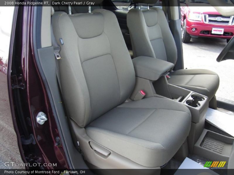Dark Cherry Pearl / Gray 2008 Honda Ridgeline RT