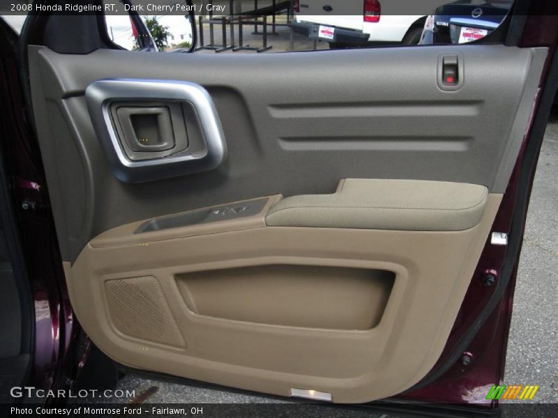 Dark Cherry Pearl / Gray 2008 Honda Ridgeline RT