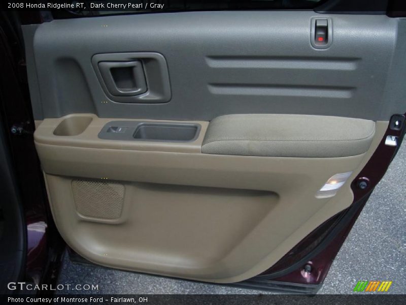 Dark Cherry Pearl / Gray 2008 Honda Ridgeline RT