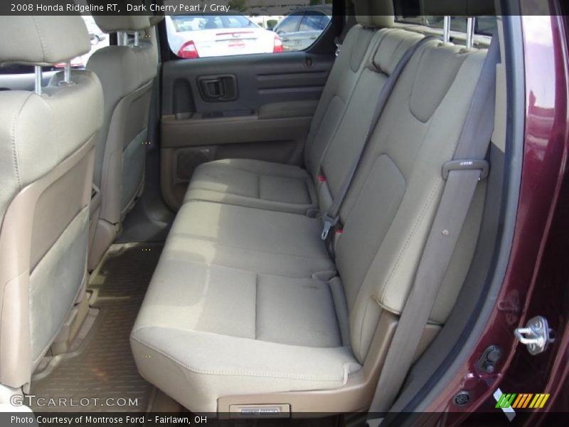 Dark Cherry Pearl / Gray 2008 Honda Ridgeline RT