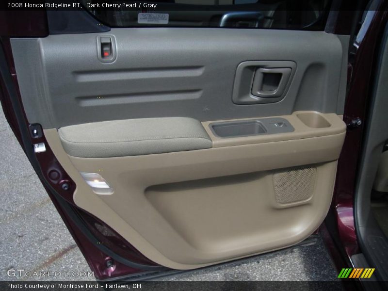Dark Cherry Pearl / Gray 2008 Honda Ridgeline RT