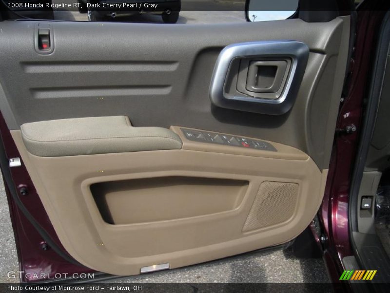 Dark Cherry Pearl / Gray 2008 Honda Ridgeline RT