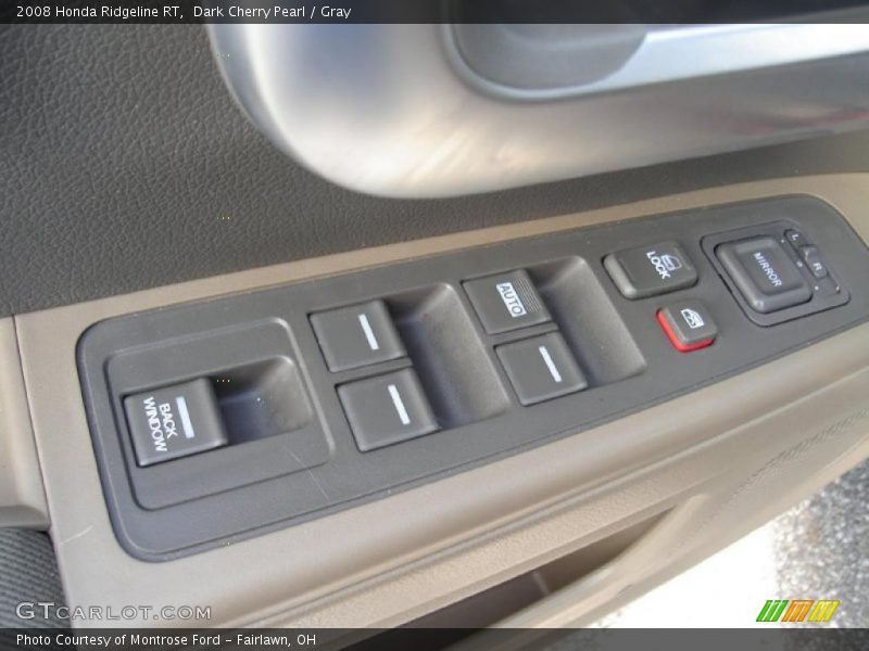 Dark Cherry Pearl / Gray 2008 Honda Ridgeline RT