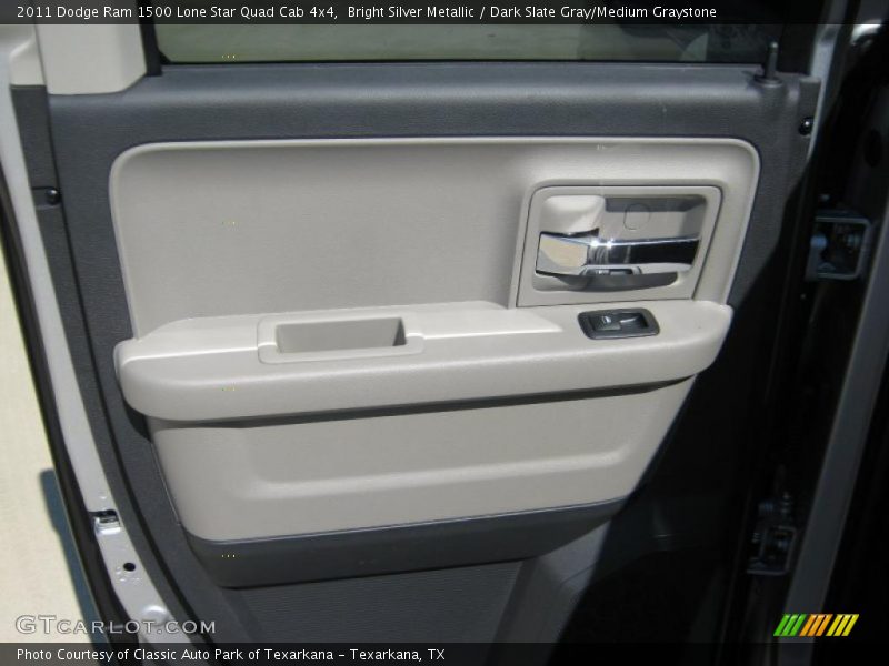 Bright Silver Metallic / Dark Slate Gray/Medium Graystone 2011 Dodge Ram 1500 Lone Star Quad Cab 4x4