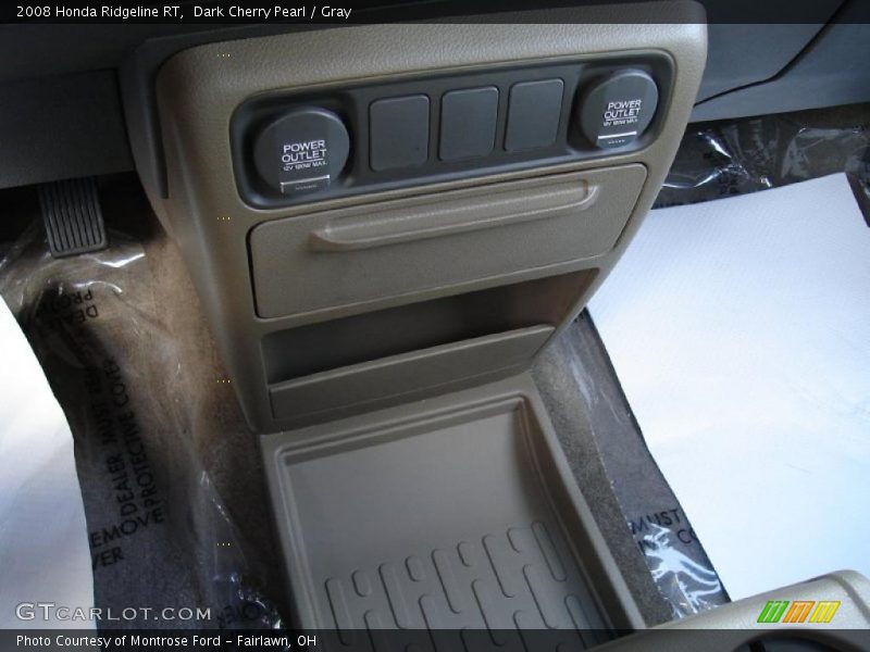 Dark Cherry Pearl / Gray 2008 Honda Ridgeline RT