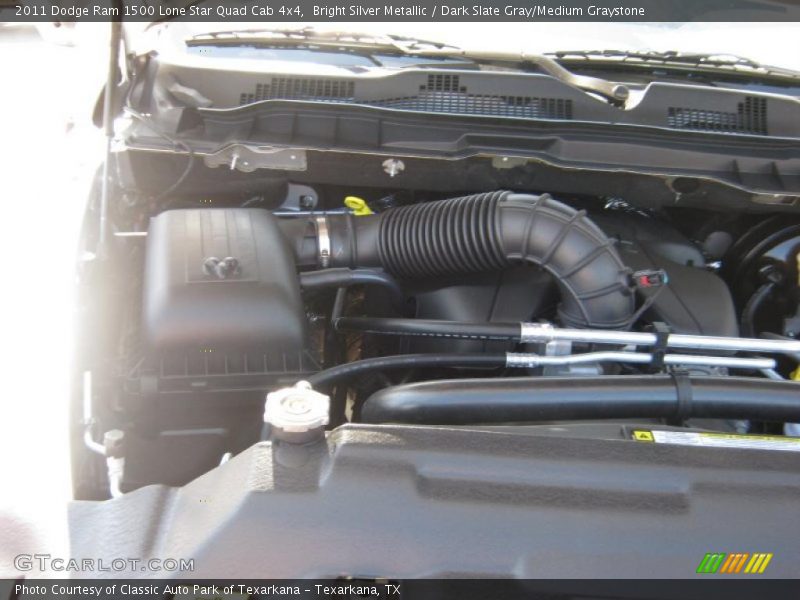 Bright Silver Metallic / Dark Slate Gray/Medium Graystone 2011 Dodge Ram 1500 Lone Star Quad Cab 4x4