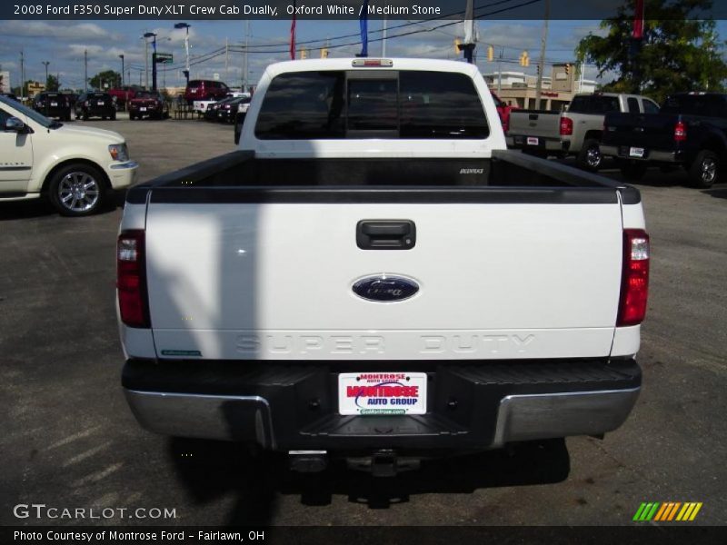 Oxford White / Medium Stone 2008 Ford F350 Super Duty XLT Crew Cab Dually