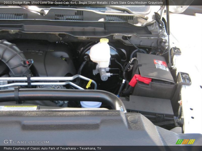 Bright Silver Metallic / Dark Slate Gray/Medium Graystone 2011 Dodge Ram 1500 Lone Star Quad Cab 4x4