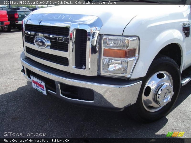 Oxford White / Medium Stone 2008 Ford F350 Super Duty XLT Crew Cab Dually