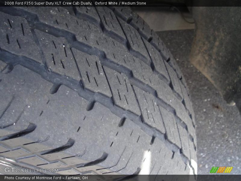 Oxford White / Medium Stone 2008 Ford F350 Super Duty XLT Crew Cab Dually