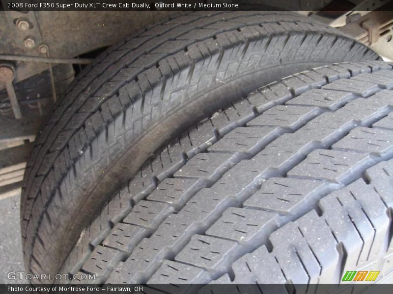 Oxford White / Medium Stone 2008 Ford F350 Super Duty XLT Crew Cab Dually