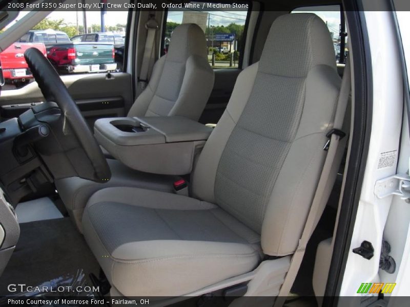 Oxford White / Medium Stone 2008 Ford F350 Super Duty XLT Crew Cab Dually