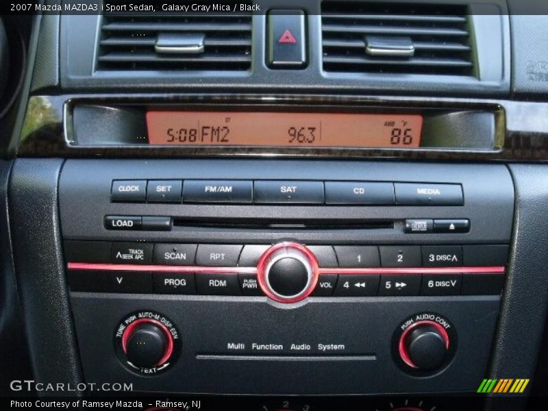 Galaxy Gray Mica / Black 2007 Mazda MAZDA3 i Sport Sedan