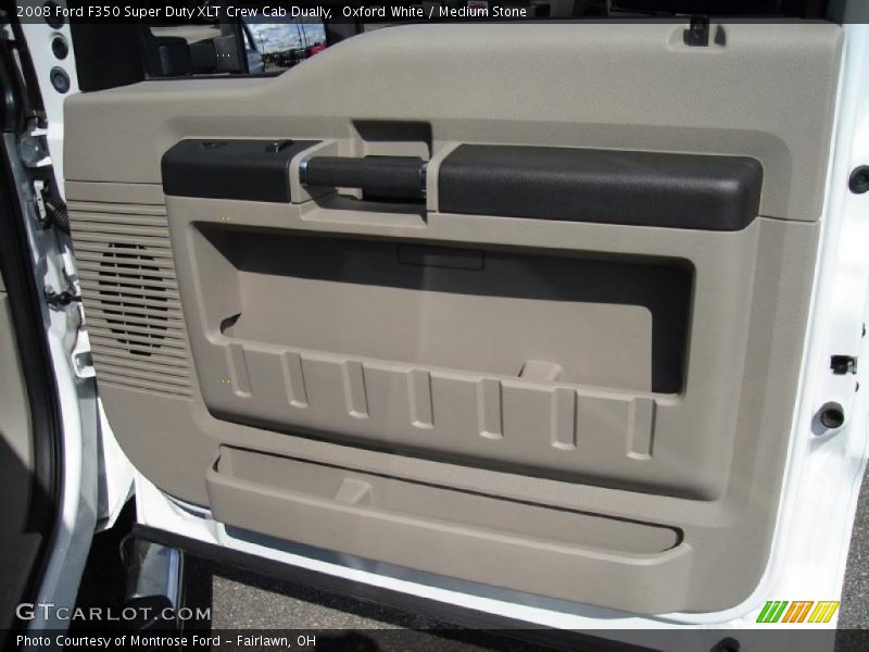 Oxford White / Medium Stone 2008 Ford F350 Super Duty XLT Crew Cab Dually