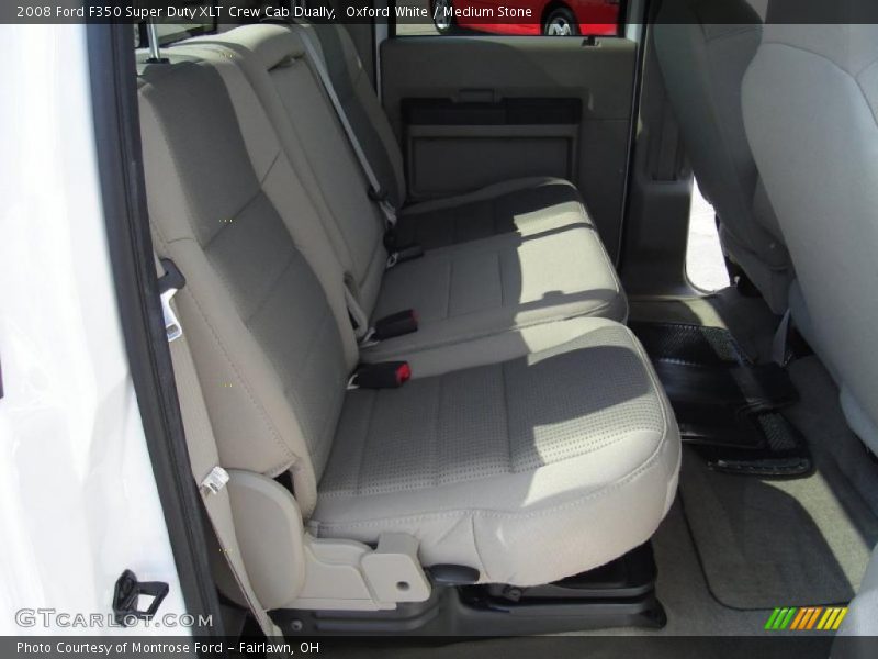 Oxford White / Medium Stone 2008 Ford F350 Super Duty XLT Crew Cab Dually