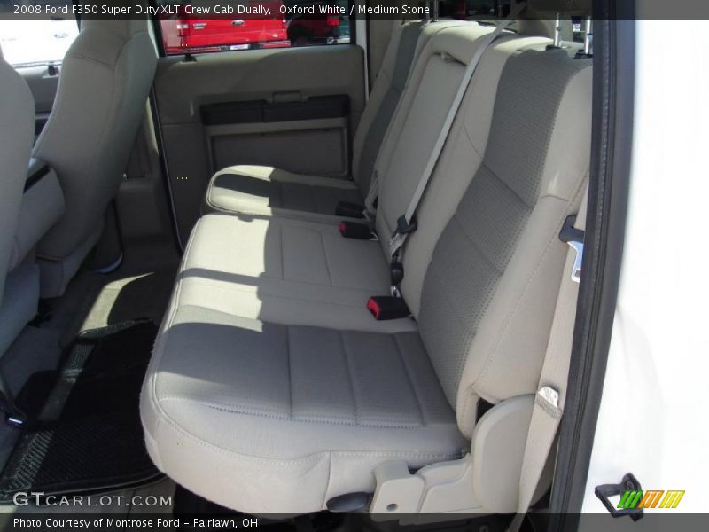 Oxford White / Medium Stone 2008 Ford F350 Super Duty XLT Crew Cab Dually