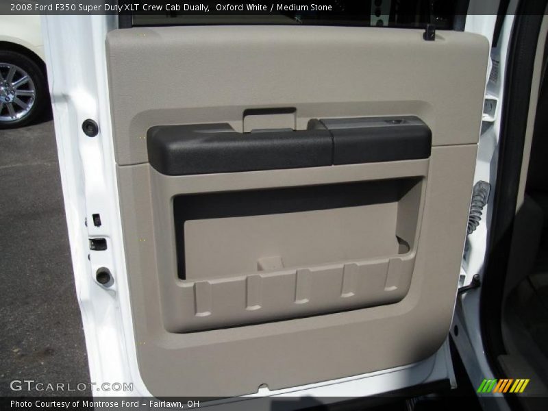 Oxford White / Medium Stone 2008 Ford F350 Super Duty XLT Crew Cab Dually