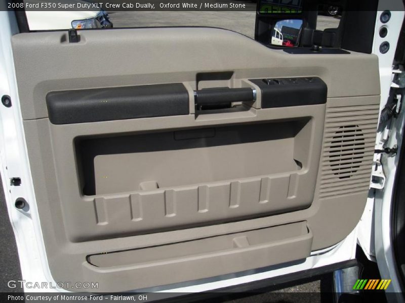 Oxford White / Medium Stone 2008 Ford F350 Super Duty XLT Crew Cab Dually