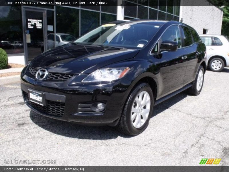 Brilliant Black / Black 2008 Mazda CX-7 Grand Touring AWD