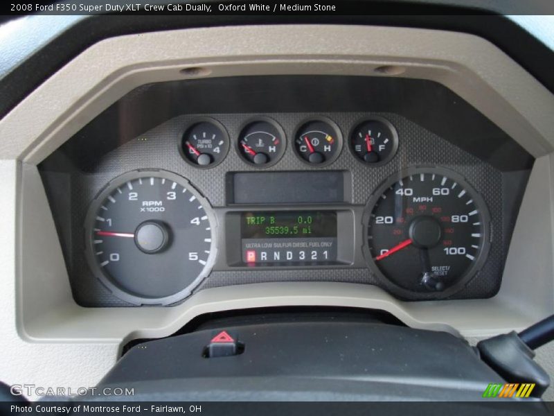 Oxford White / Medium Stone 2008 Ford F350 Super Duty XLT Crew Cab Dually