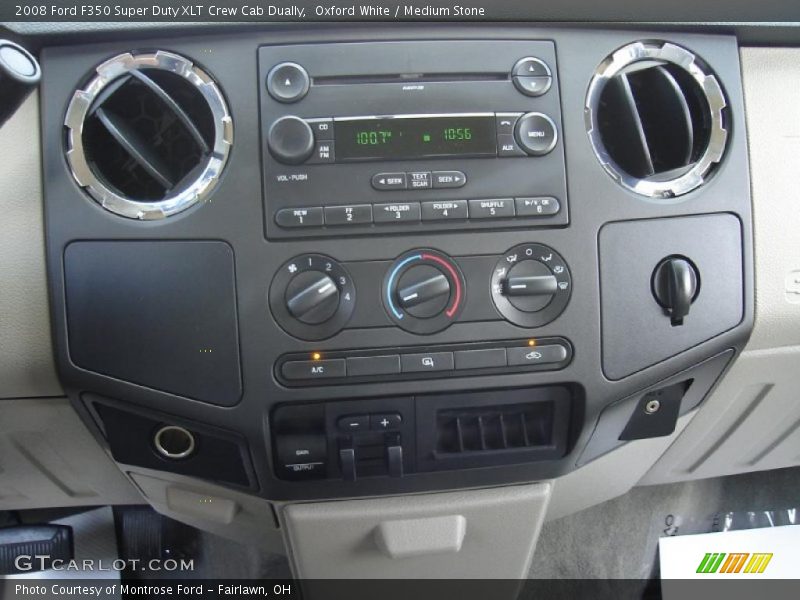 Oxford White / Medium Stone 2008 Ford F350 Super Duty XLT Crew Cab Dually