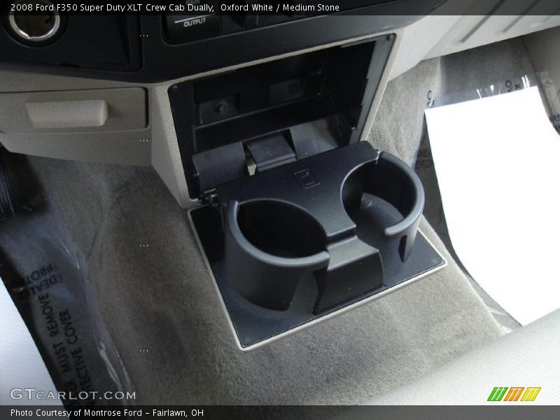 Oxford White / Medium Stone 2008 Ford F350 Super Duty XLT Crew Cab Dually