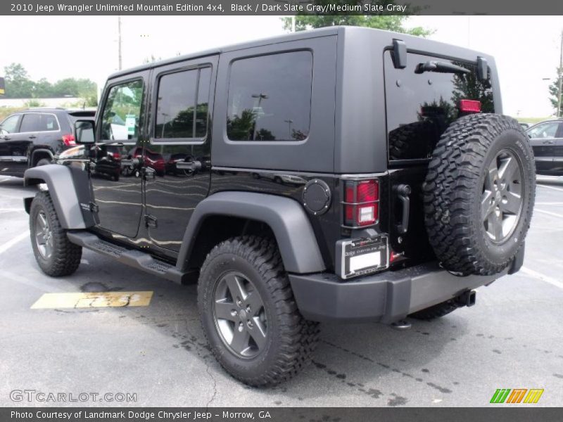 Black / Dark Slate Gray/Medium Slate Gray 2010 Jeep Wrangler Unlimited Mountain Edition 4x4