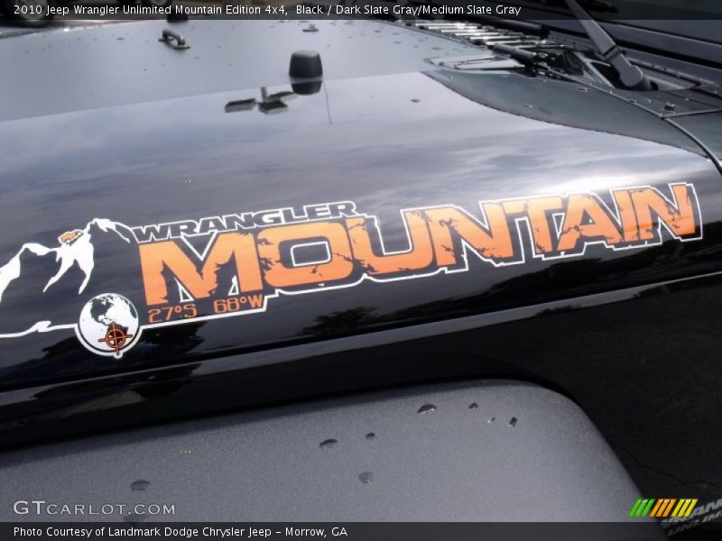 Black / Dark Slate Gray/Medium Slate Gray 2010 Jeep Wrangler Unlimited Mountain Edition 4x4