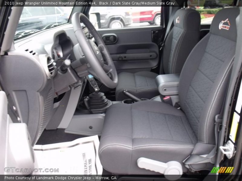 Black / Dark Slate Gray/Medium Slate Gray 2010 Jeep Wrangler Unlimited Mountain Edition 4x4