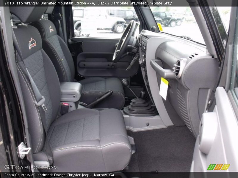 Black / Dark Slate Gray/Medium Slate Gray 2010 Jeep Wrangler Unlimited Mountain Edition 4x4