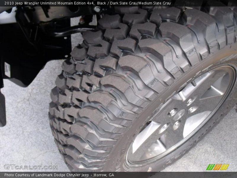 Black / Dark Slate Gray/Medium Slate Gray 2010 Jeep Wrangler Unlimited Mountain Edition 4x4