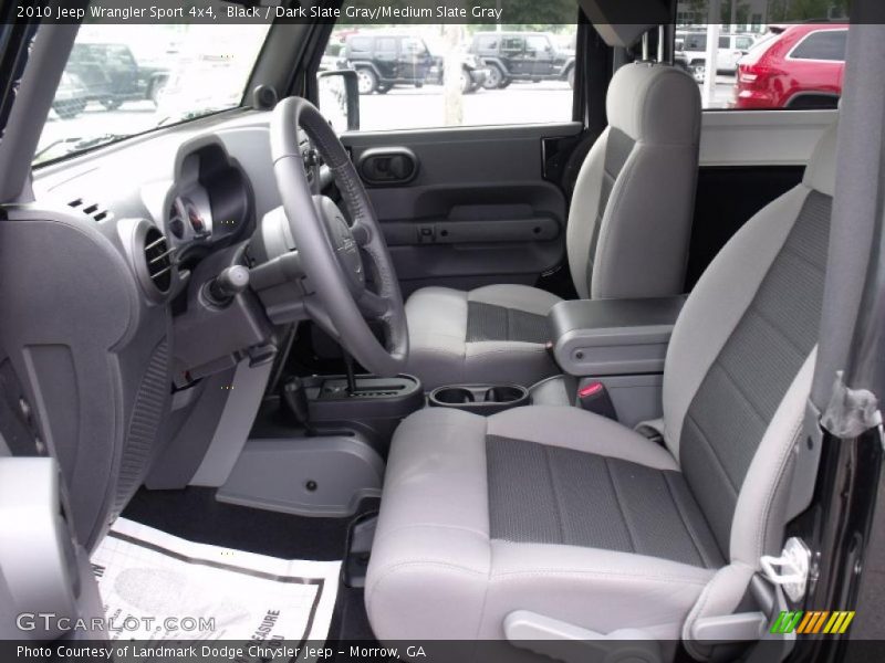 Black / Dark Slate Gray/Medium Slate Gray 2010 Jeep Wrangler Sport 4x4