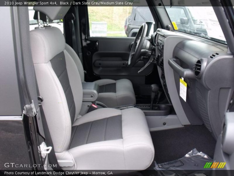 Black / Dark Slate Gray/Medium Slate Gray 2010 Jeep Wrangler Sport 4x4